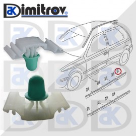 Щипка екстериорна лайсна Volkswagen Golf III